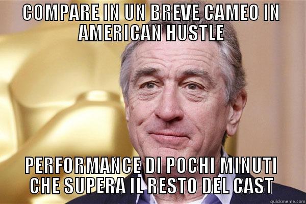 COMPARE IN UN BREVE CAMEO IN AMERICAN HUSTLE PERFORMANCE DI POCHI MINUTI CHE SUPERA IL RESTO DEL CAST Misc