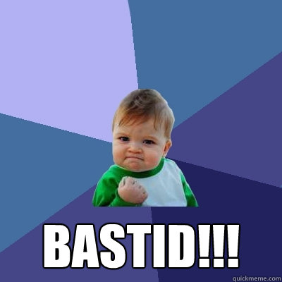  BASTID!!!  Success Kid