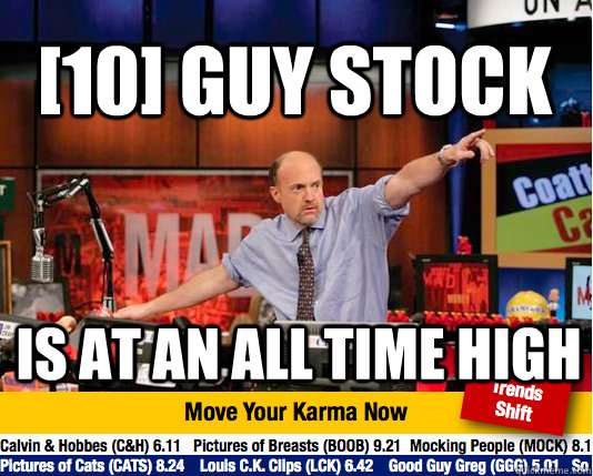 [10] Guy Stock Is at an all time high  Mad Karma with Jim Cramer