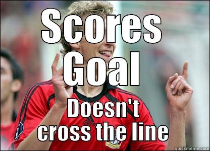 SCORES GOAL DOESN'T CROSS THE LINE Misc