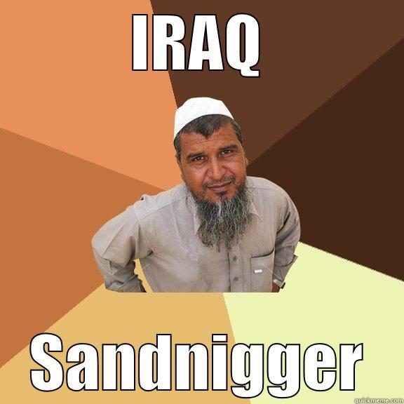 IRAQ SANDNIGGER Ordinary Muslim Man