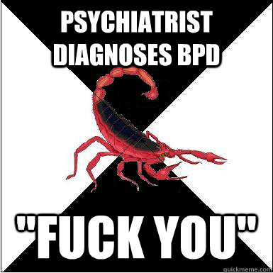 psychiatrist diagnoses BPD 