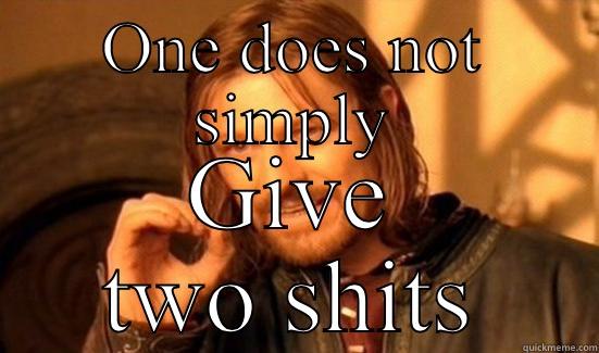 Boromir hardman - ONE DOES NOT SIMPLY GIVE TWO SHITS Boromir