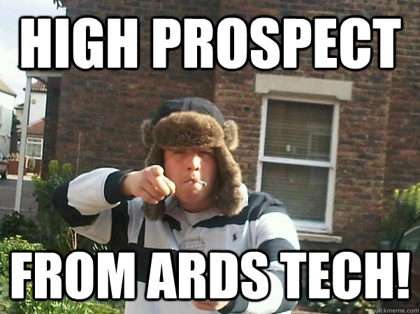 high prospect from ards tech!  