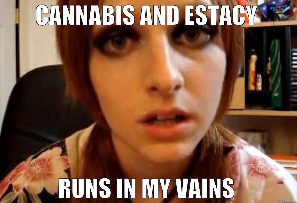 CANNABIS AND ESTACY RUNS IN MY VAINS Misc