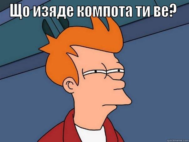 ЩО ИЗЯДЕ КОМПОТА ТИ ВЕ?  Futurama Fry