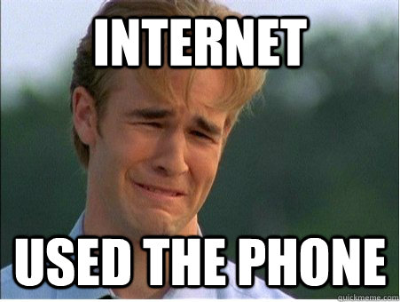 internet used the phone  1990s Problems