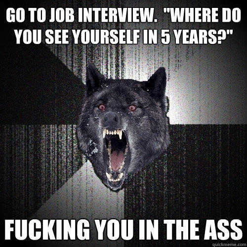 go to job interview.  