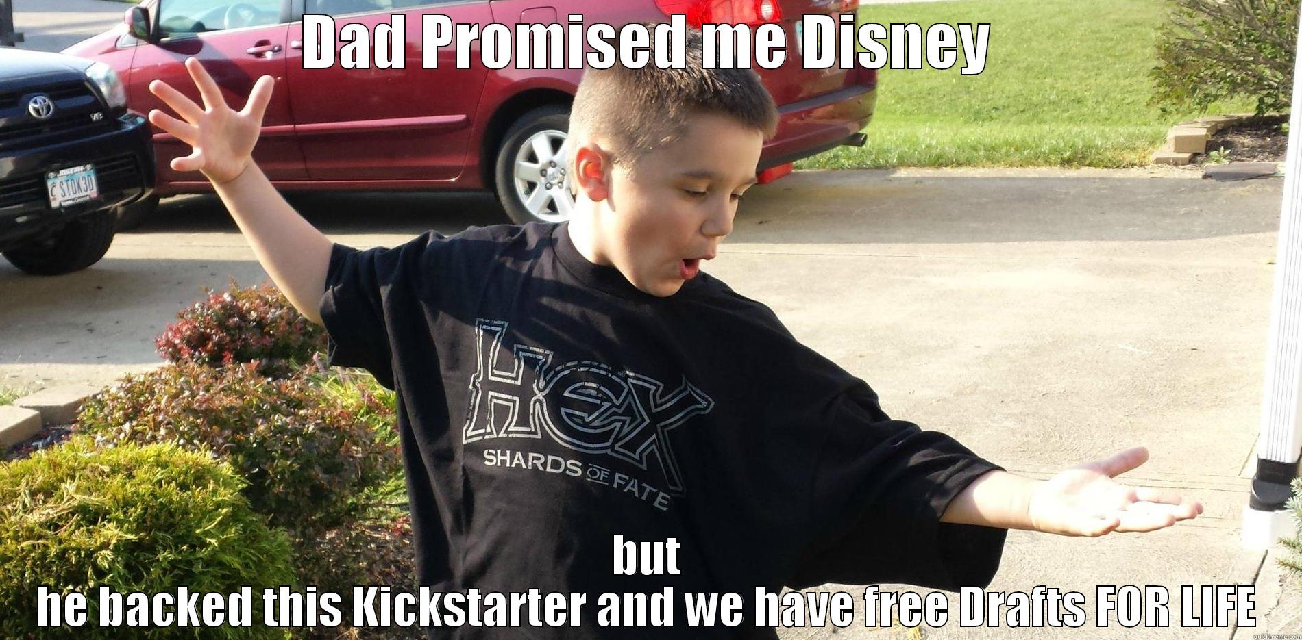 Hex TCG-MMO - DAD PROMISED ME DISNEY BUT HE BACKED THIS KICKSTARTER AND WE HAVE FREE DRAFTS FOR LIFE Misc