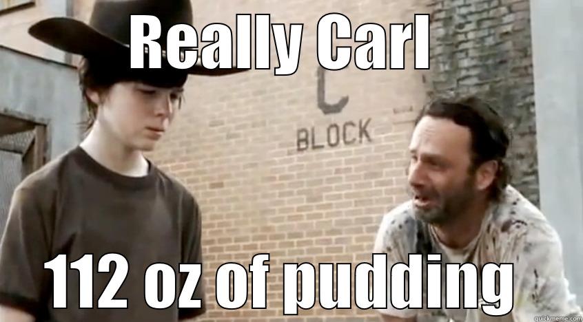 REALLY CARL  112 OZ OF PUDDING  Misc