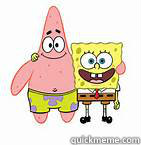 Hannah&Lily..SpongeBob&Patrick   Spongebob