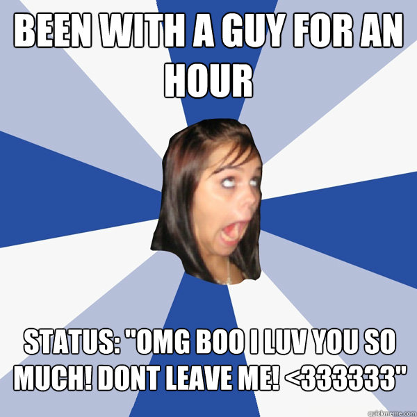 been with a guy for an hour status: 