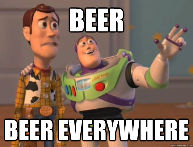 Beer Beer Everywhere  Buzz Lightyear