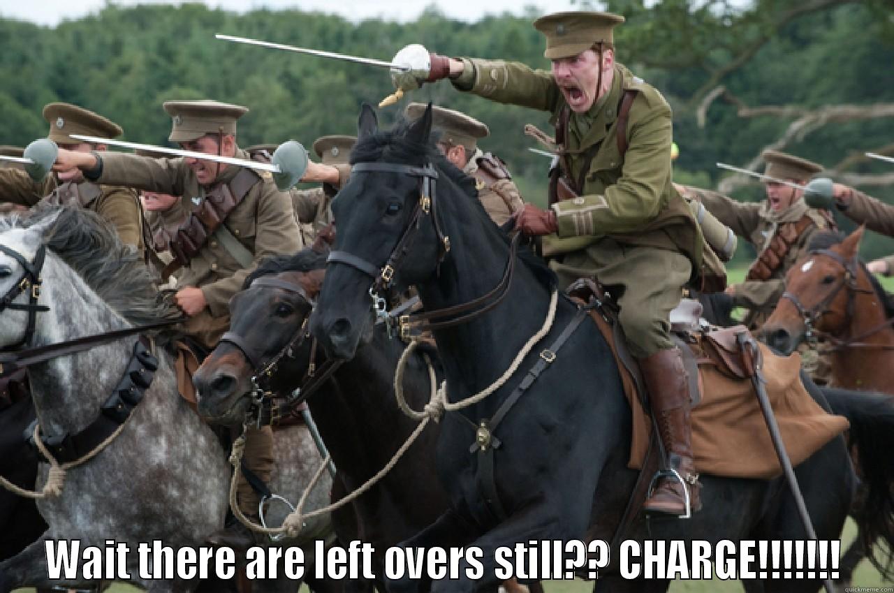 thanksgiving leftovers charge -  WAIT THERE ARE LEFT OVERS STILL?? CHARGE!!!!!!! Misc