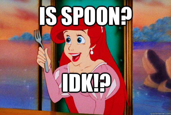 is spoon? idk!?  Disney Logic