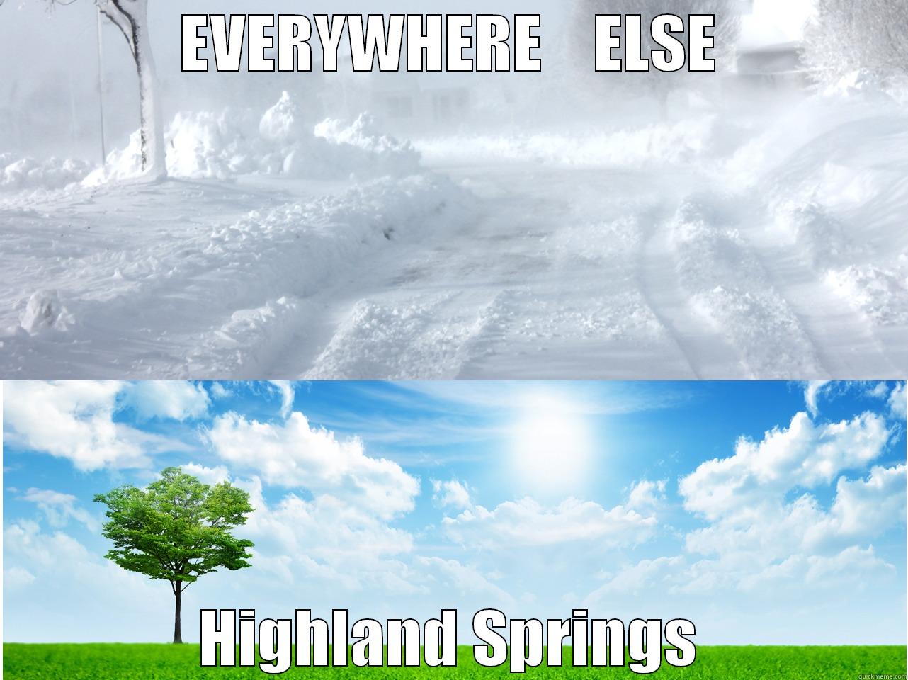 EVERYWHERE    ELSE HIGHLAND SPRINGS Misc