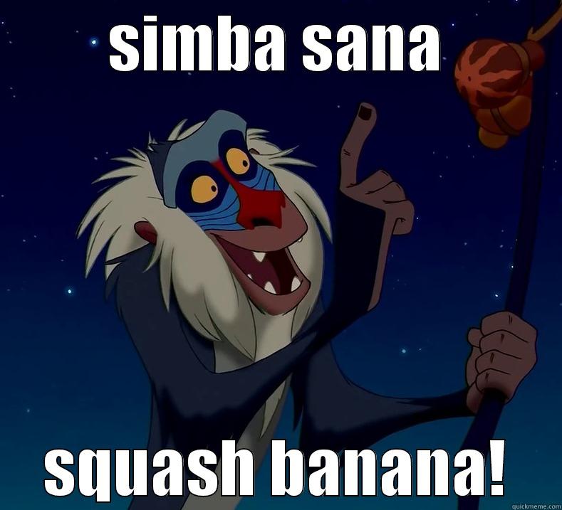 SIMBA SANA SQUASH BANANA! Misc