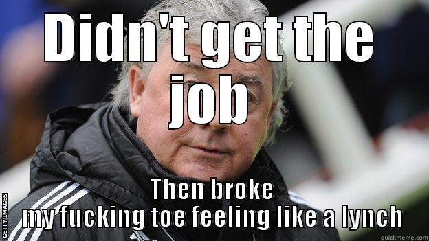 The Job - DIDN'T GET THE JOB THEN BROKE MY FUCKING TOE FEELING LIKE A LYNCH Misc