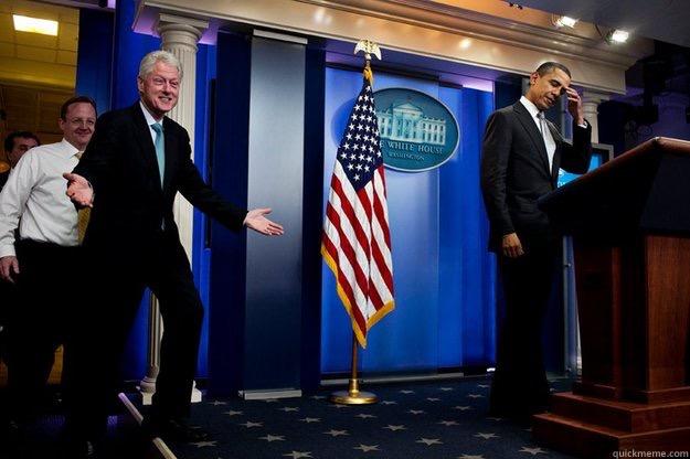  HERE'S BILLY!! Inappropriate Timing Bill Clinton