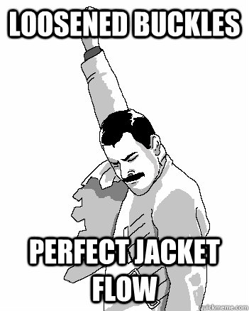 Loosened buckles Perfect JAcket Flow  Freddie Mercury