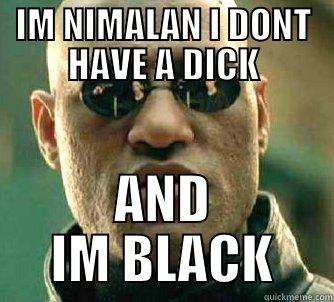 IM NIMALAN I DONT HAVE A DICK AND IM BLACK Matrix Morpheus