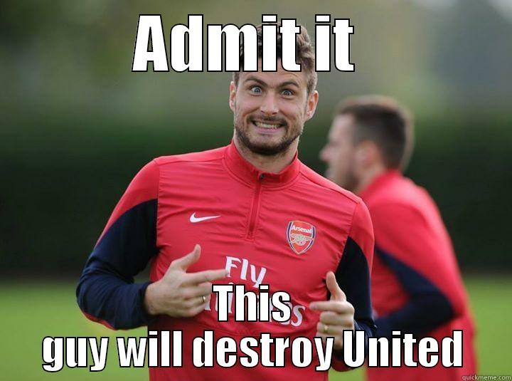 ADMIT IT  THIS GUY WILL DESTROY UNITED Misc