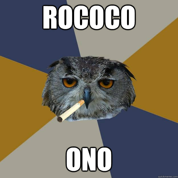 rococo ono  Art Student Owl