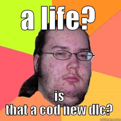 A LIFE? IS THAT A COD NEW DLC? Butthurt Dweller