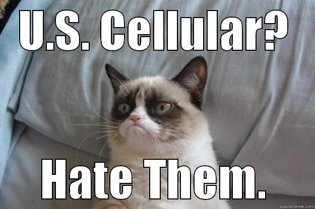 U.S. CELLULAR? HATE THEM. Grumpy Cat