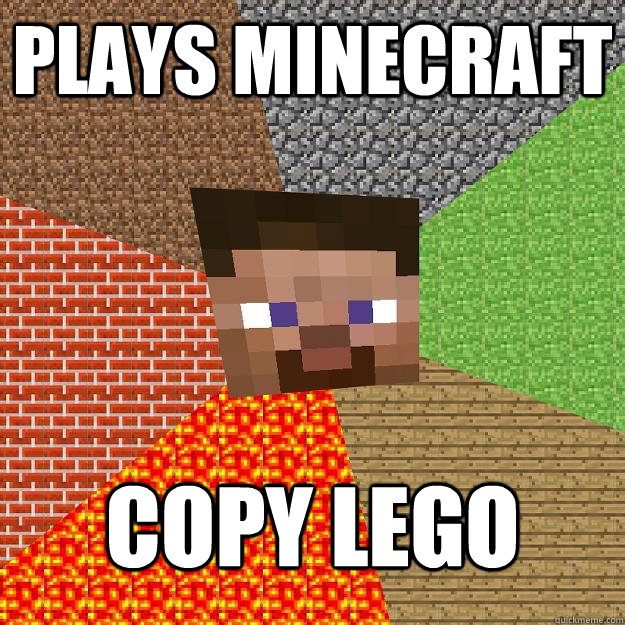 PLAYS MINECRAFT COPY LEGO  Minecraft