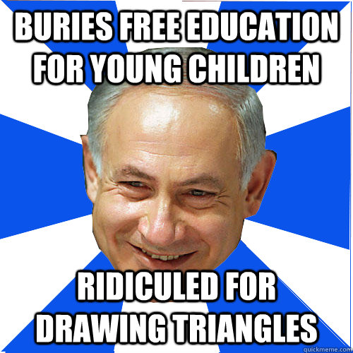 Buries free education for young children Ridiculed for drawing triangles  