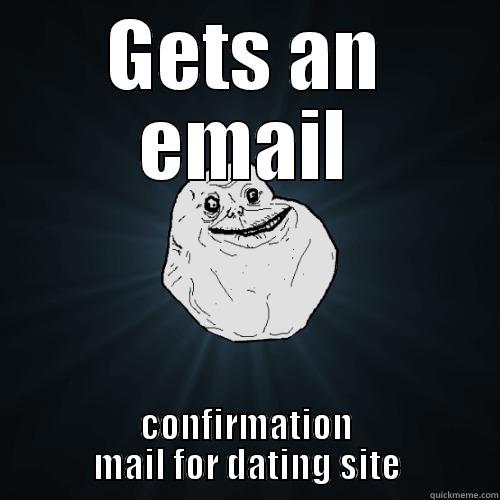 GETS AN EMAIL CONFIRMATION MAIL FOR DATING SITE Forever Alone