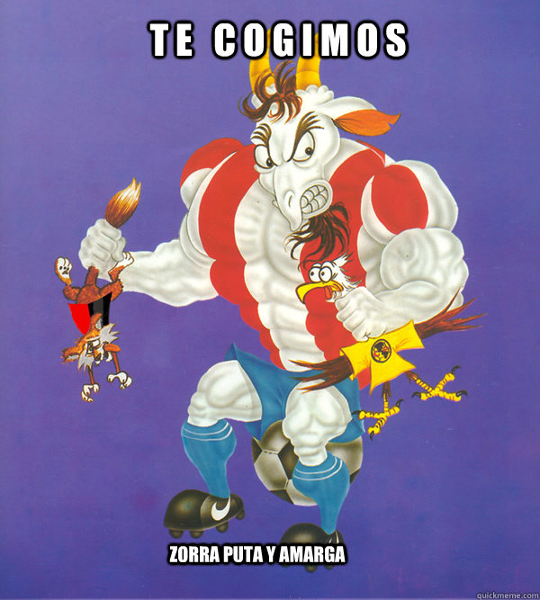 T E   C O G I M O S ZORRA PUTA Y AMARGA  