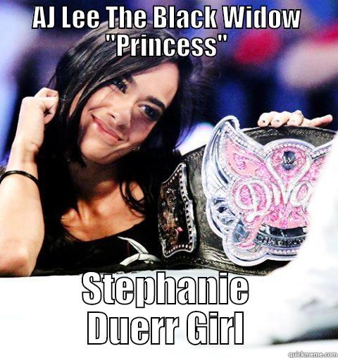 AJ LEE THE BLACK WIDOW 