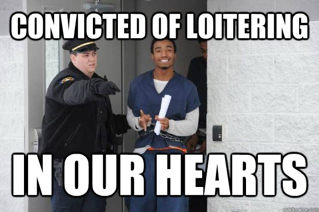 convicted of Loitering in our hearts  Ridiculously Photogenic Prisoner
