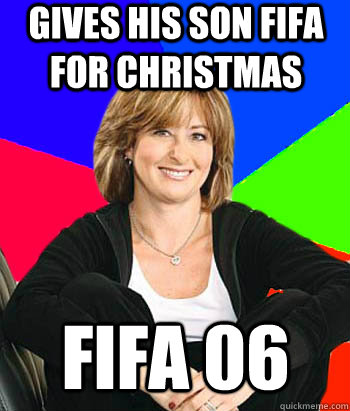 Gives his son Fifa for christmas Fifa 06  Sheltering Suburban Mom