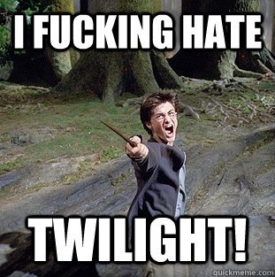 i fucking hate twilight!  