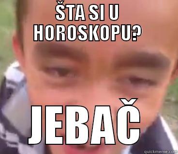 ŠTA SI U HOROSKOPU? JEBAČ Misc