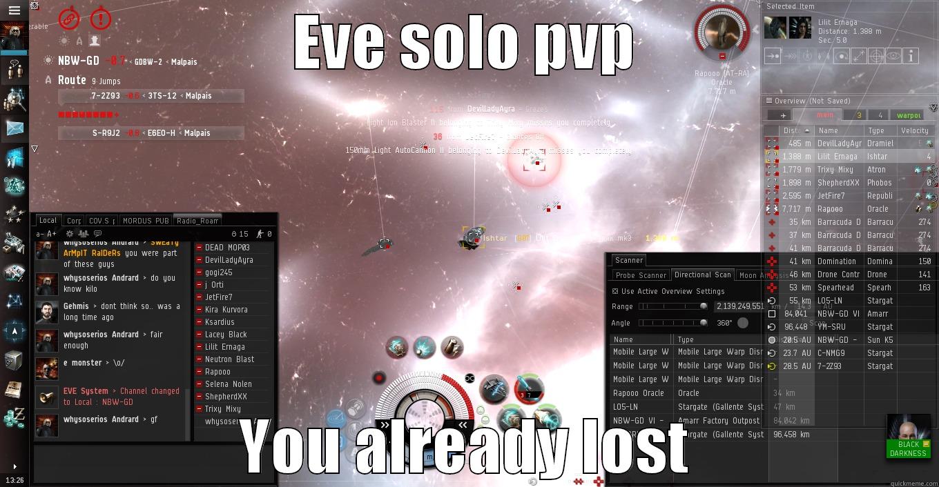 EVE SOLO PVP YOU ALREADY LOST Misc