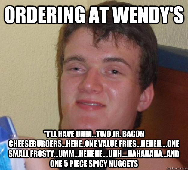 Ordering at Wendy's 