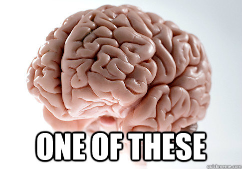  one of these  Scumbag Brain