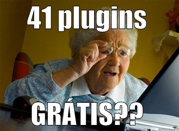 41 PLUGINS GRÁTIS?? Grandma finds the Internet