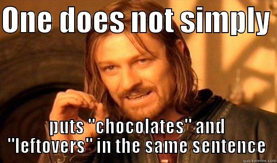 ONE DOES NOT SIMPLY  PUTS 