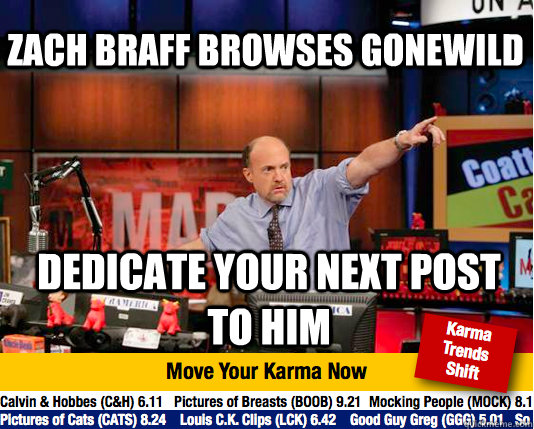 zach braff browses gonewild dedicate your next post to him  Mad Karma with Jim Cramer