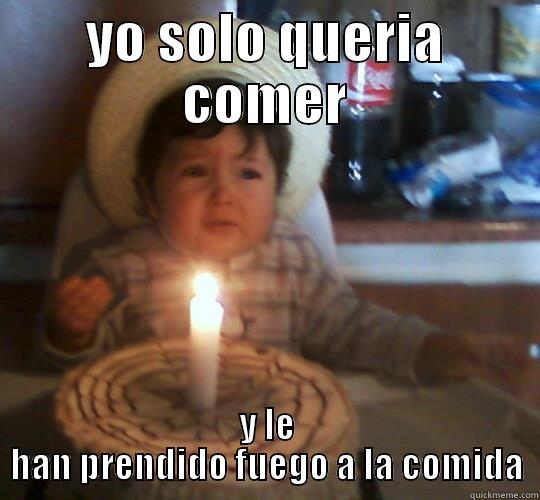 jajajaj pobre U_U - YO SOLO QUERIA COMER Y LE HAN PRENDIDO FUEGO A LA COMIDA Misc