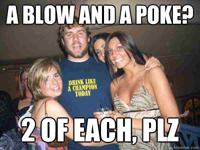 A blow and a poke? 2 of each, plz  Ben Roethlisberger