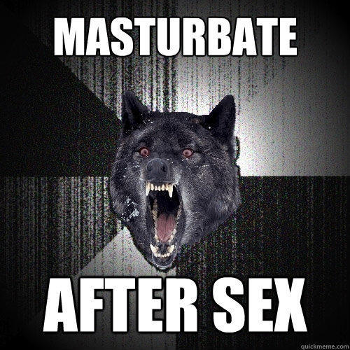 MASTURBATE AFTER SEX  Insanity Wolf