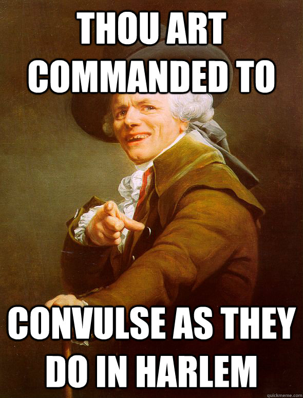 Thou art commanded to convulse as they do in harlem - Thou art commanded to convulse as they do in harlem  Joseph Ducreux