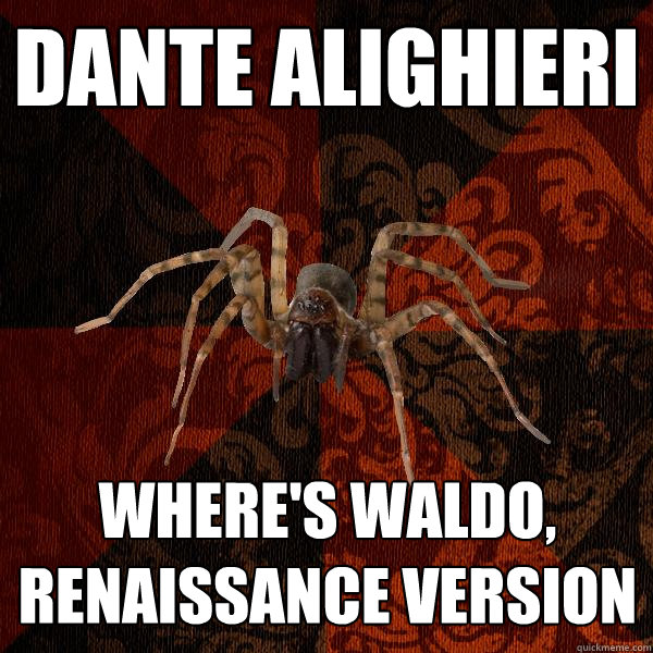 dante alighieri where's waldo, renaissance version - dante alighieri where's waldo, renaissance version  Fuck Yeah Art History Arachnid