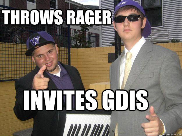 Throws rager invites gdis  